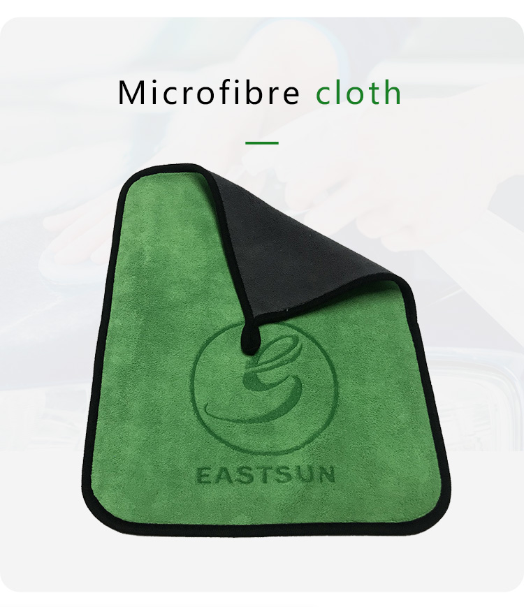 Tuala gentian mikro dua sisi kain pembersih kereta mikrofiber cepat kering