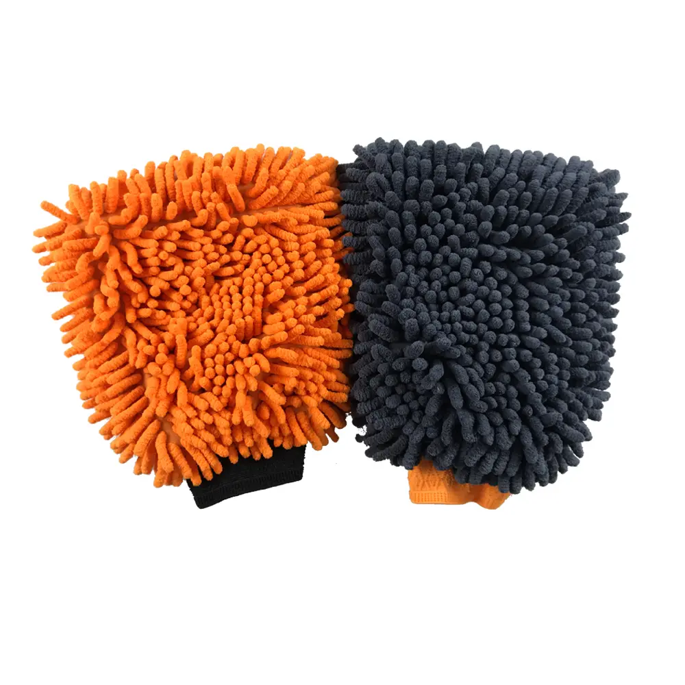 Scratch free thick cotton cleaning dusting car wash microfiber mitts, Scratch free thick cotton cleaning dusting car wash microfiber mitts