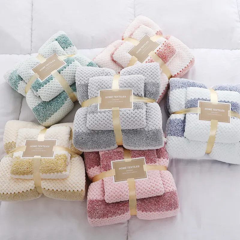 Wholesale coral fleece towel sets bath towel super absorbent bath towel gifts microfiber towel, Wholesale coral fleece towel sets bath towel super absorbent bath towel gifts microfiber towel
